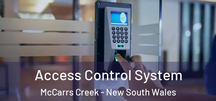 Access Control System McCarrs Creek - New South Wales