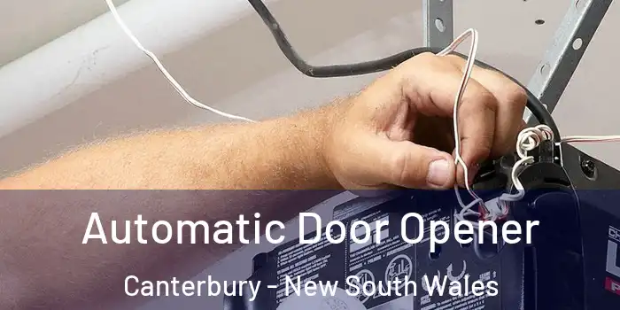 Automatic Door Opener Canterbury - New South Wales