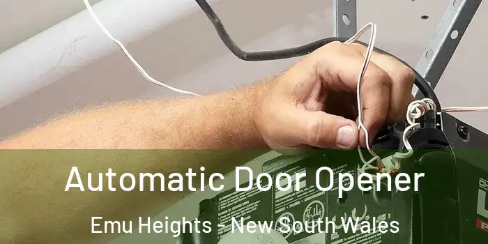 Automatic Door Opener Emu Heights - New South Wales