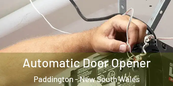 Automatic Door Opener Paddington - New South Wales