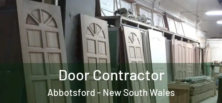 Door Contractor Abbotsford - New South Wales