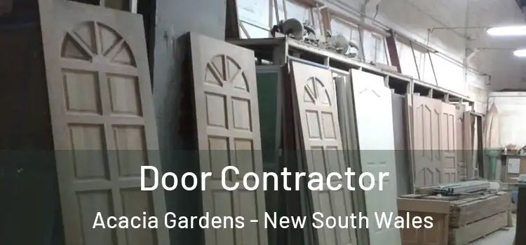 Door Contractor Acacia Gardens - New South Wales