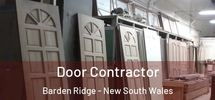 Door Contractor Barden Ridge - New South Wales