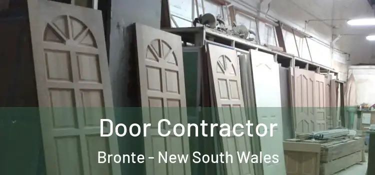 Door Contractor Bronte - New South Wales