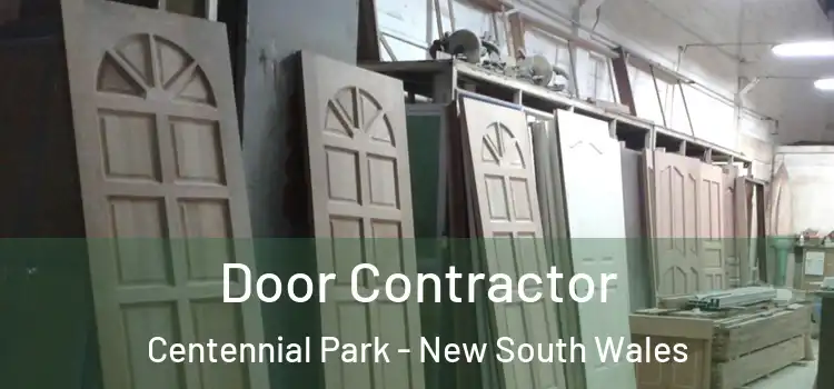 Door Contractor Centennial Park - New South Wales