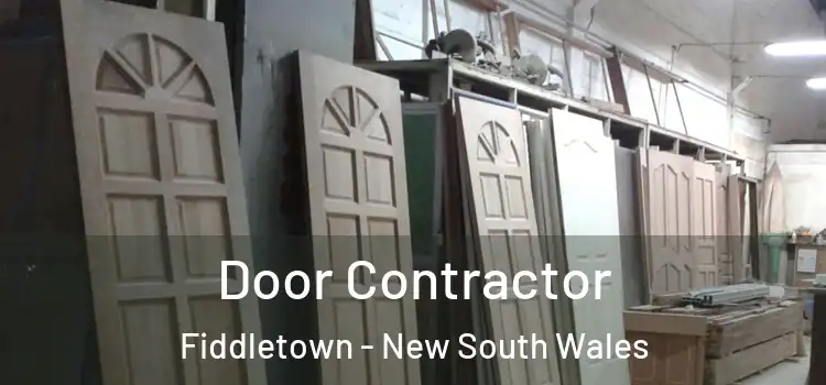 Door Contractor Fiddletown - New South Wales
