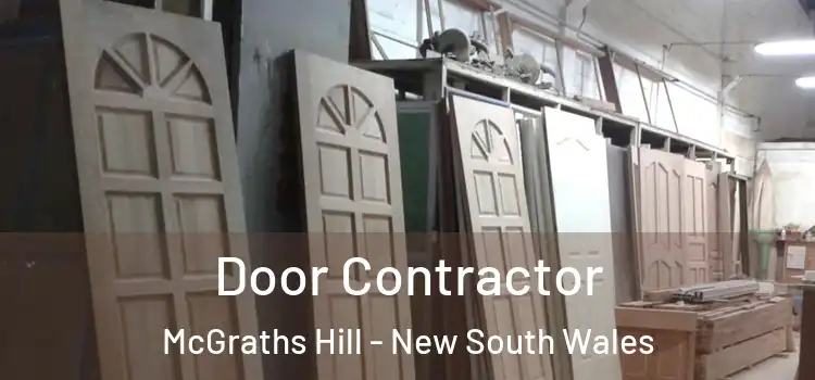 Door Contractor McGraths Hill - New South Wales