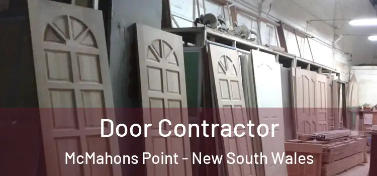 Door Contractor McMahons Point - New South Wales