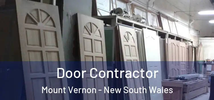 Door Contractor Mount Vernon - New South Wales