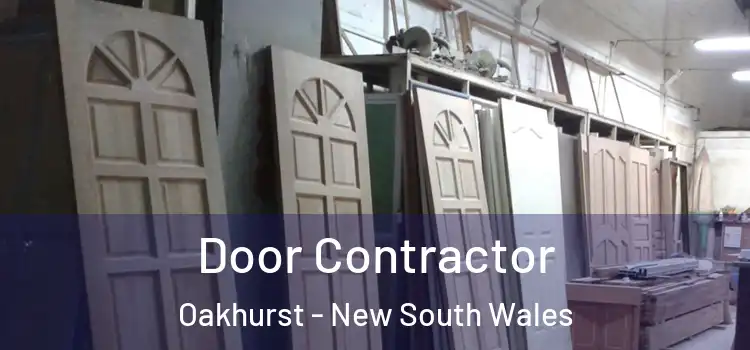 Door Contractor Oakhurst - New South Wales