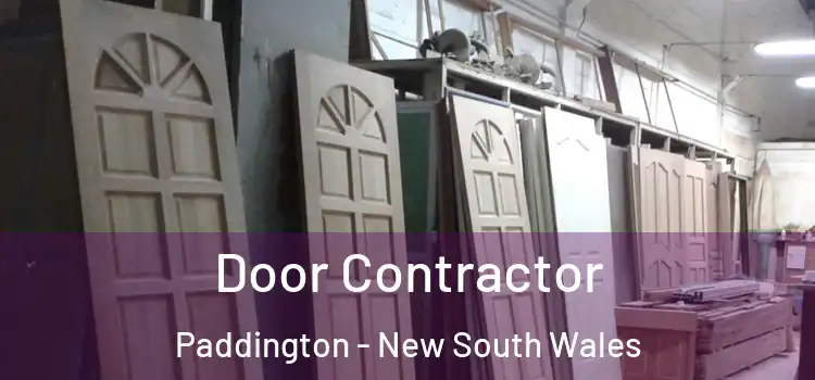 Door Contractor Paddington - New South Wales