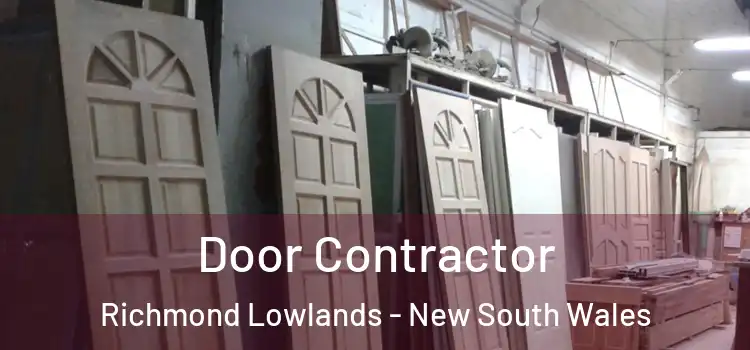 Door Contractor Richmond Lowlands - New South Wales