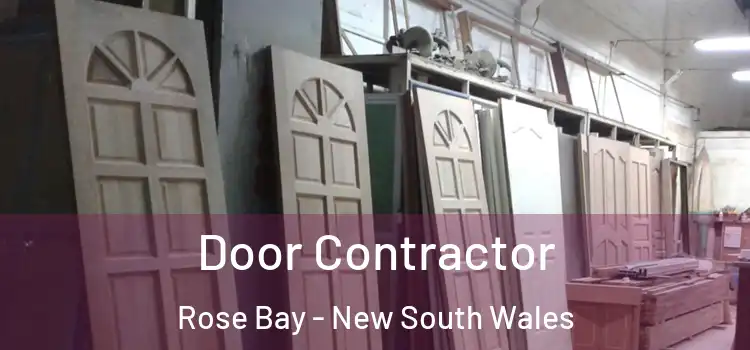 Door Contractor Rose Bay - New South Wales
