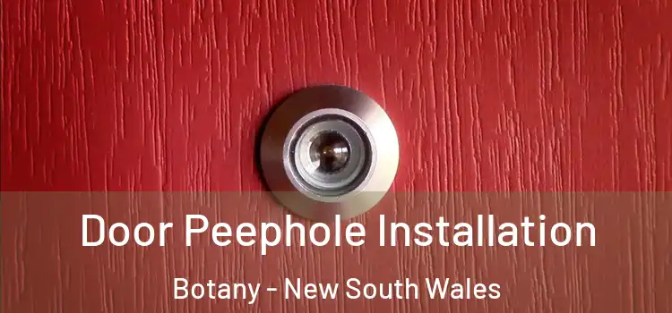 Door Peephole Installation Botany - New South Wales