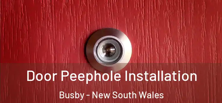 Door Peephole Installation Busby - New South Wales