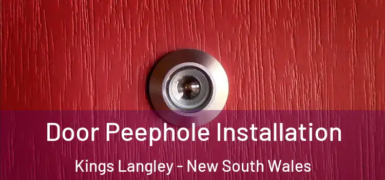 Door Peephole Installation Kings Langley - New South Wales