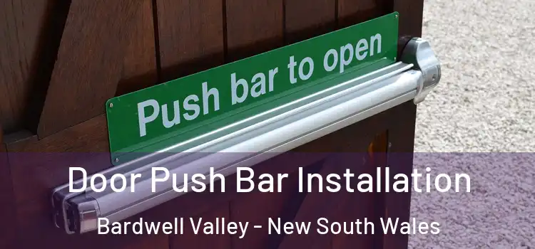 Door Push Bar Installation Bardwell Valley - New South Wales