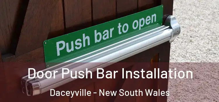 Door Push Bar Installation Daceyville - New South Wales