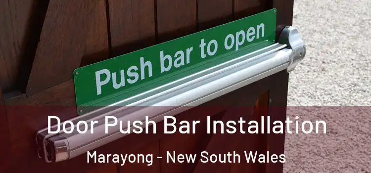 Door Push Bar Installation Marayong - New South Wales