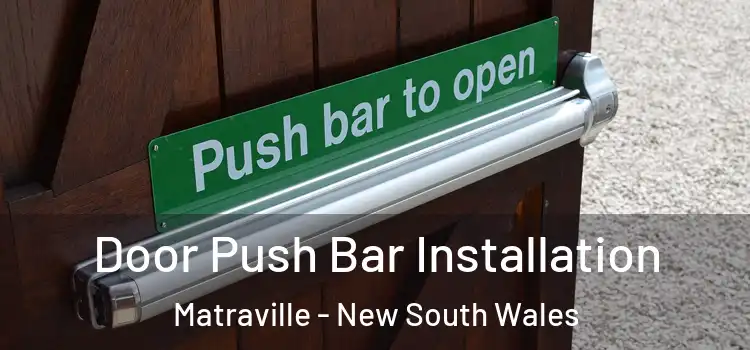 Door Push Bar Installation Matraville - New South Wales