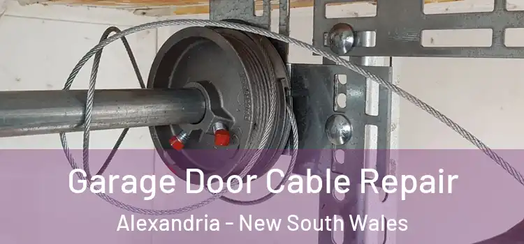 Garage Door Cable Repair Alexandria - New South Wales