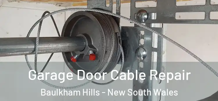 Garage Door Cable Repair Baulkham Hills - New South Wales