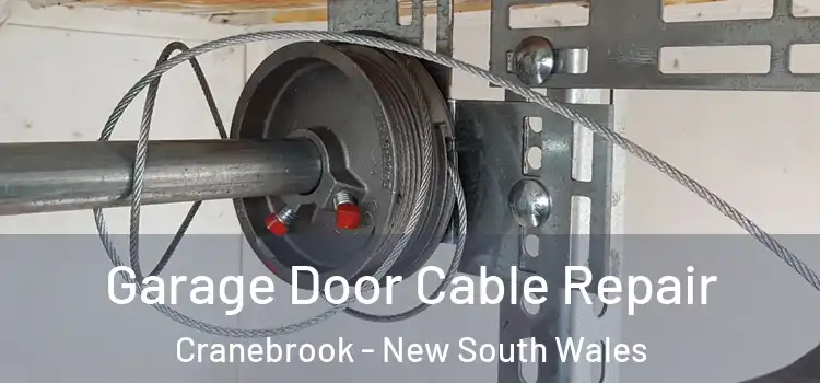 Garage Door Cable Repair Cranebrook - New South Wales