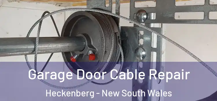 Garage Door Cable Repair Heckenberg - New South Wales