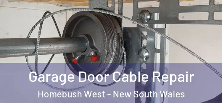 Garage Door Cable Repair Homebush West - New South Wales
