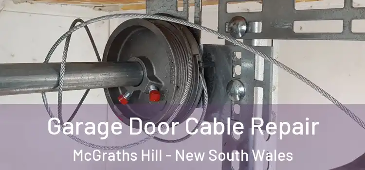 Garage Door Cable Repair McGraths Hill - New South Wales