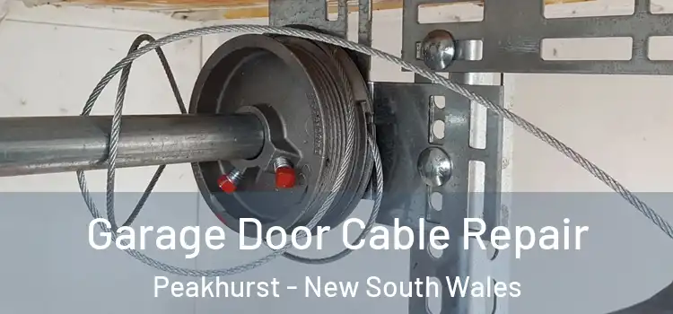 Garage Door Cable Repair Peakhurst - New South Wales