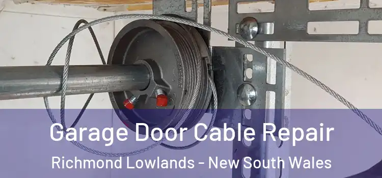 Garage Door Cable Repair Richmond Lowlands - New South Wales