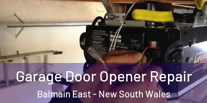 Garage Door Opener Repair Balmain East - New South Wales