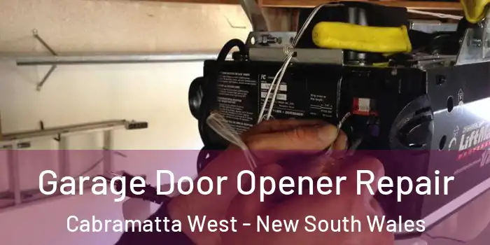 Garage Door Opener Repair Cabramatta West - New South Wales