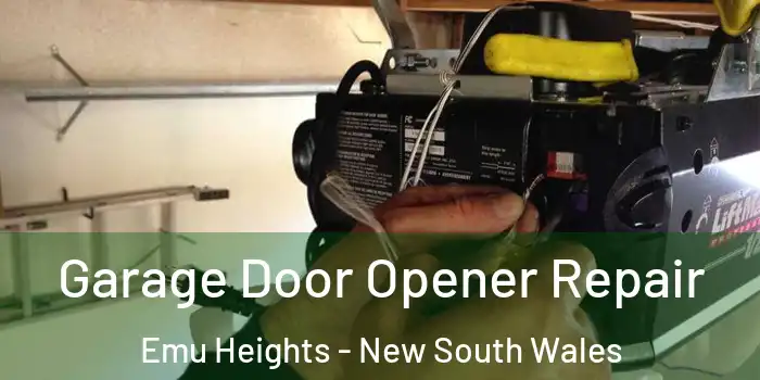 Garage Door Opener Repair Emu Heights - New South Wales