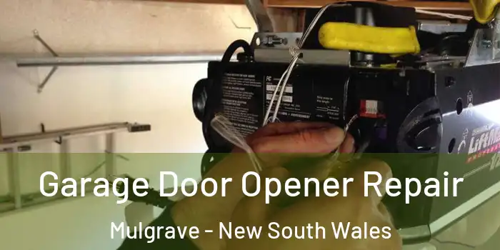 Garage Door Opener Repair Mulgrave - New South Wales