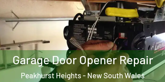 Garage Door Opener Repair Peakhurst Heights - New South Wales