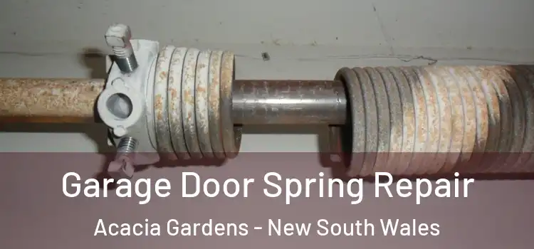 Garage Door Spring Repair Acacia Gardens - New South Wales