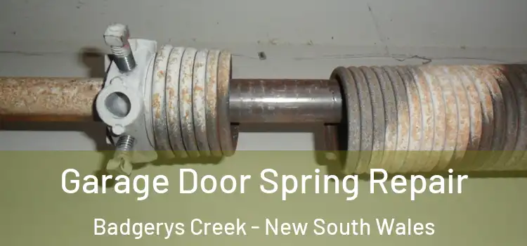 Garage Door Spring Repair Badgerys Creek - New South Wales