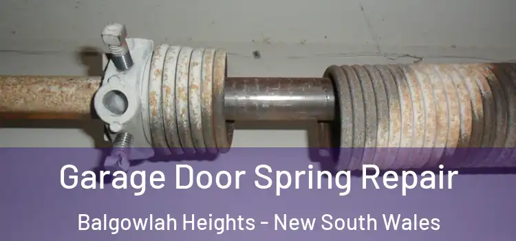 Garage Door Spring Repair Balgowlah Heights - New South Wales