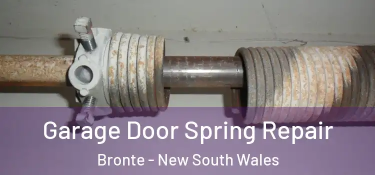 Garage Door Spring Repair Bronte - New South Wales