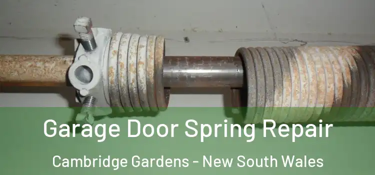 Garage Door Spring Repair Cambridge Gardens - New South Wales