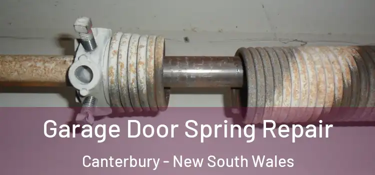 Garage Door Spring Repair Canterbury - New South Wales