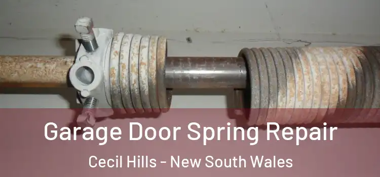 Garage Door Spring Repair Cecil Hills - New South Wales