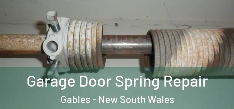 Garage Door Spring Repair Gables - New South Wales