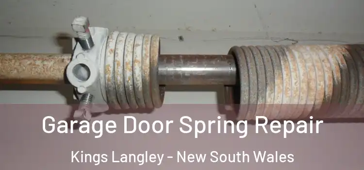 Garage Door Spring Repair Kings Langley - New South Wales