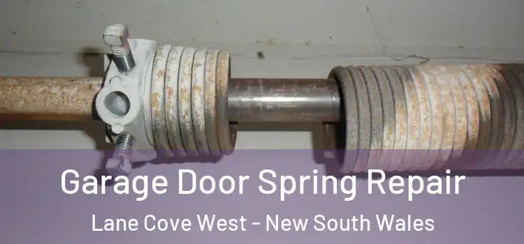 Garage Door Spring Repair Lane Cove West - New South Wales