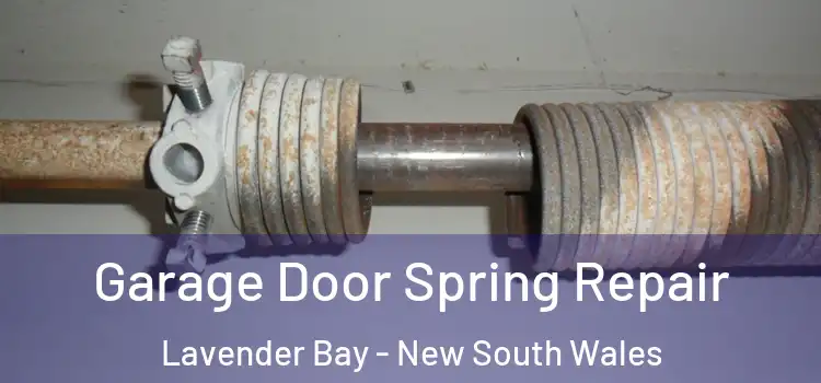 Garage Door Spring Repair Lavender Bay - New South Wales