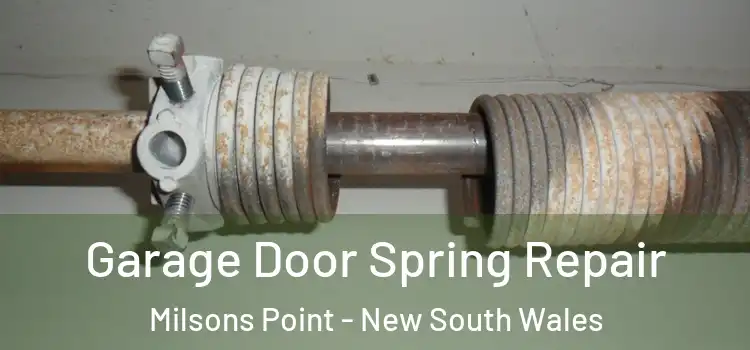 Garage Door Spring Repair Milsons Point - New South Wales