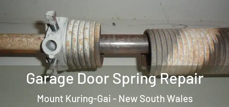 Garage Door Spring Repair Mount Kuring-Gai - New South Wales